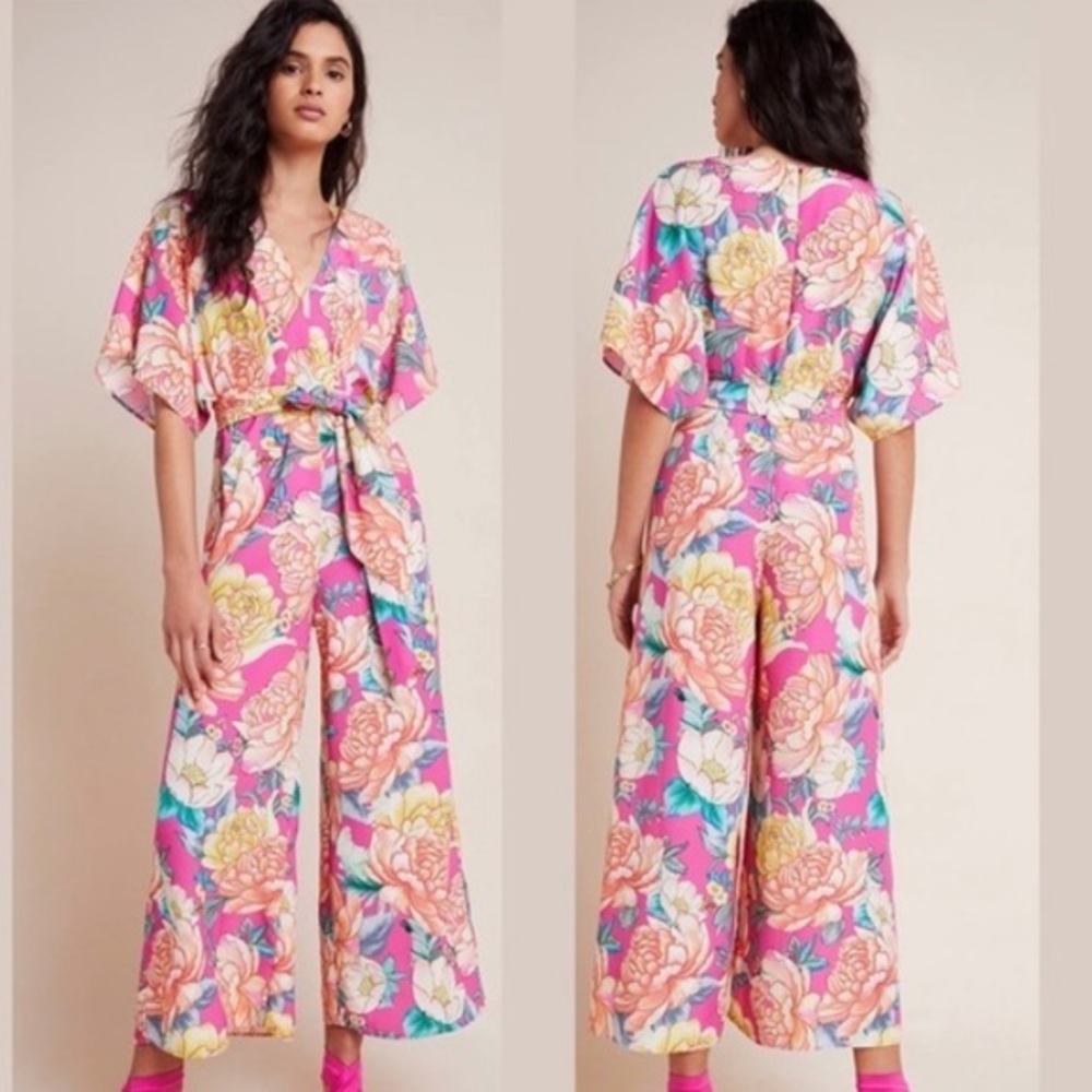 Farm rio by Anthropologie Eulalia jumpsuit nwt